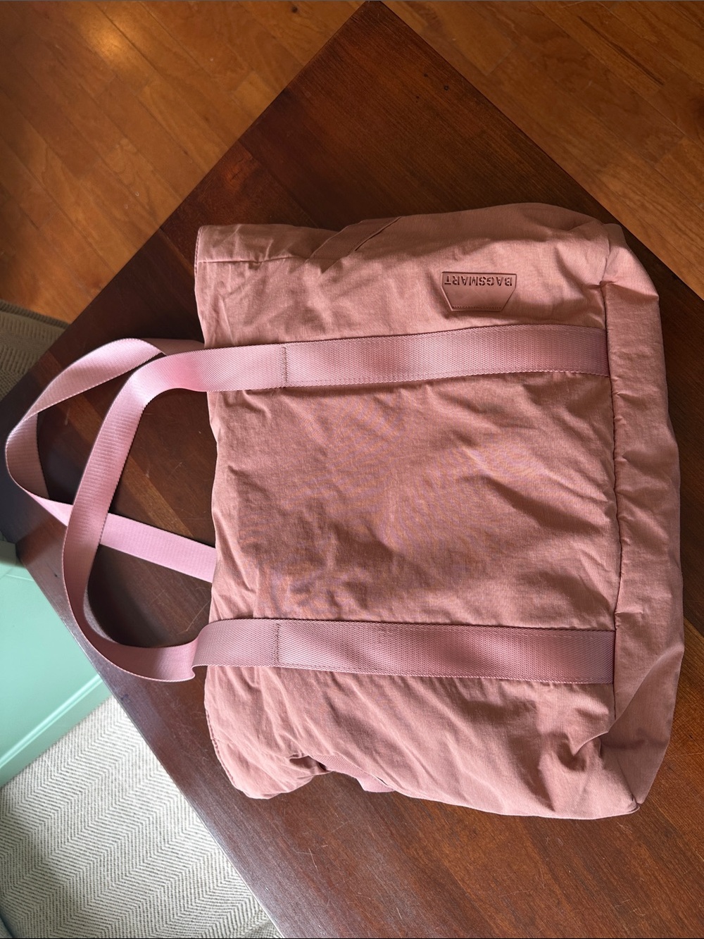 BAGSMART Everyday Tote in Dusty Rose Pink